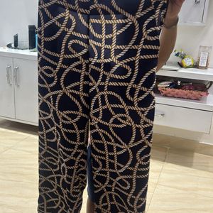 Bell Bottom Printed Trousers