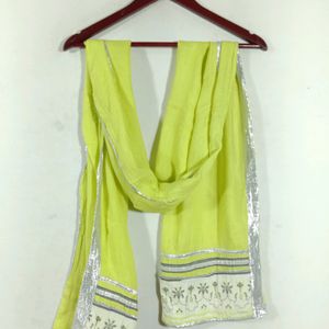 Lime Green Dupatta (Women's)