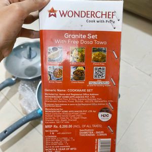 💯New Wonderchef Granite Set (Original) - Pan/Pot