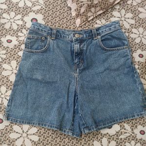 BLUE denim Shorts