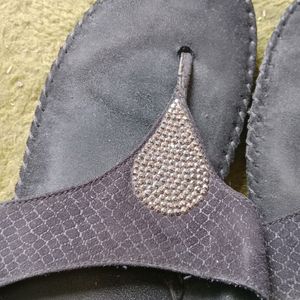 Black Falt/Slipper