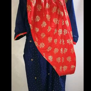 Punjabi Suit With Stone Work