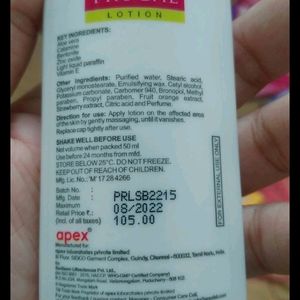 Sirona Cramp Relief Oil, Prucal Lotion For Face