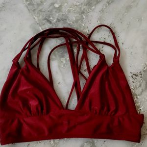 Sexy Bra Wine Color