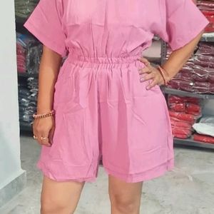 Bowden& Cahill Clothing Pink Jumpsuit