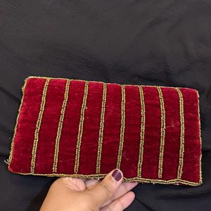 Velvet Sling Bag