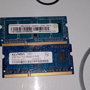 Laptops Ram + Mamory