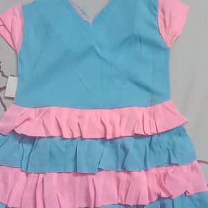 Combo of New Dresses for Girls 3 -6 Months