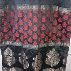 Long Banarsi Kurti Size M