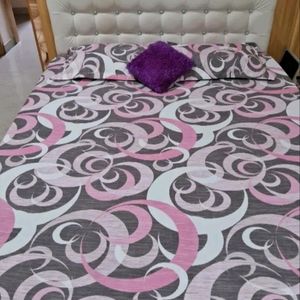 Elastic Bedsheet 2Pillow Cover