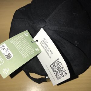 H&M Black Cotton Twill Cap