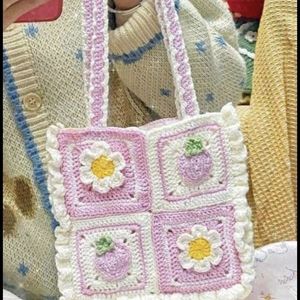 ‼️‼️PRICE DROP ‼️‼️Crochet Tote Bag 🎀🌷