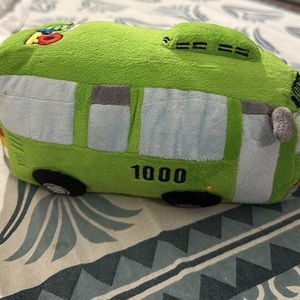 Green Car Teddy Toy For Kids