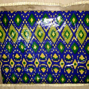 Unstitched Dress Material Of Top, Bottom & Dupatta