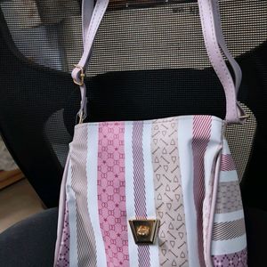 Mini Stripped Sling Bag