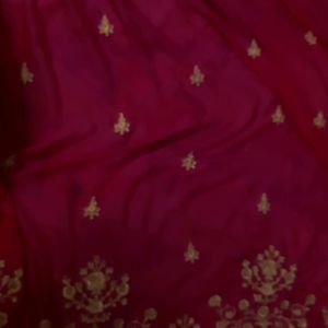 Mazenta Color Chinon Dupatta