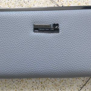 Brand New Grey Hand Clutch