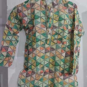 Multicolored Kurta for Boy Age 5-6 YO