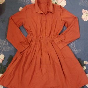 Comfortable Dress With Side Pockets