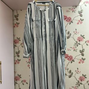 Plus size shirt dress