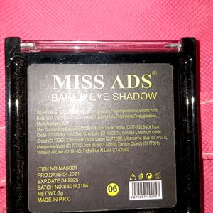 Miss ADS Baked Eye Shadow 🤩🥀