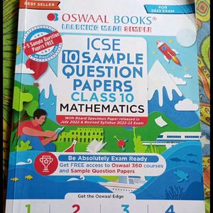 Icse Class 10 Sample Papers For Mathematics