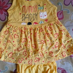 Baby Girl Combo Casual Top👗 Panty