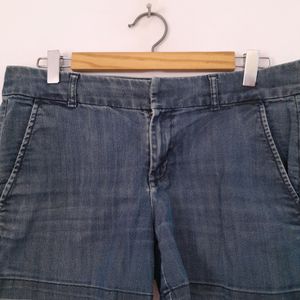 Mid Blue Denim Shorts (Women's)