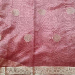 Pepar Silk Pink Color Saree