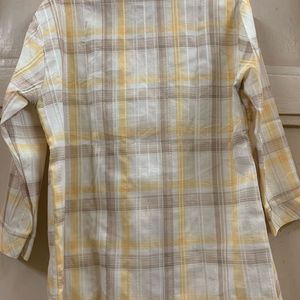 WOMEN FORMAL SHIRT - Pastel Yellow