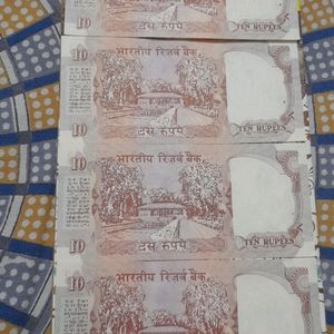 Ten Rs. Shalimaar Garden Old Note Pack Of 4