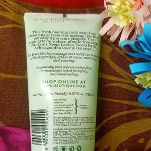 Biotique Neem Face Wash