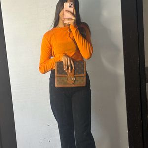 H&M Orange Top