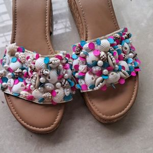 Platform Heel Sandal...Multicolor