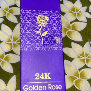 24k Golden Rose