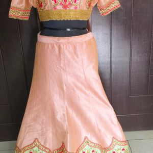 Lehnga Choli New Fully Stitched With Beautiful Dup