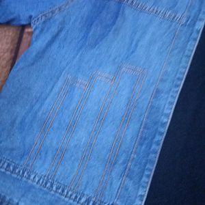 Denim Jacket With Inner