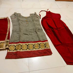 Beautiful Patiala Salwar Suit With Dupatta