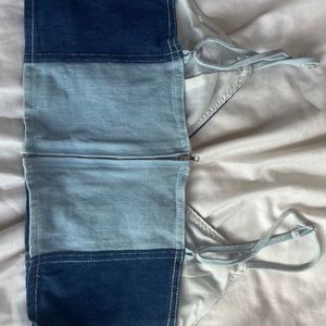 Denim Brallete Top