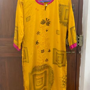 Yellow Kurta alc Brand