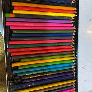 Camlin 36 Shade Pencil Box, Some Are Missing.