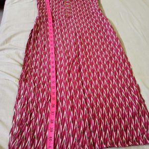 Pink Pure Cotton Kurti