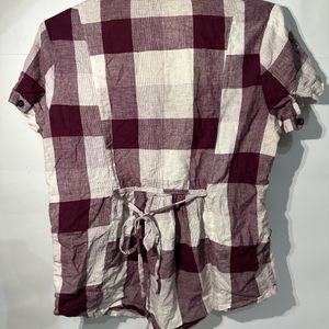 Checked Shirt For Girls