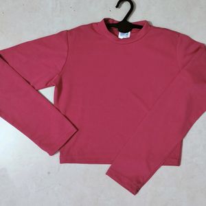 Cute Magenta Crop Top