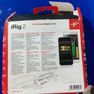 IK Multimedia iRig 2 Guitar Interface for iOS Mac