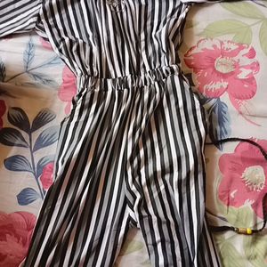 Multicolour Striped Jumpsuit