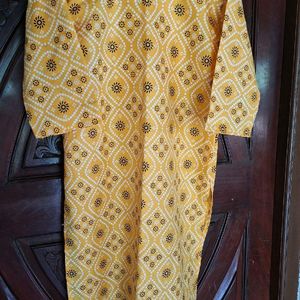 New Yellow Colour Kurta