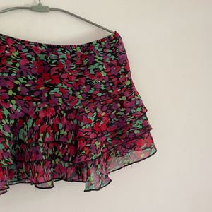 SHORT MULTICOLOUR SKIRT