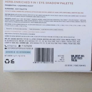 Just Herbs Branded Eyeshadow Palette