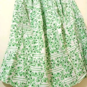 Very Cute Floral Skirt Bohemian Style High Waisted